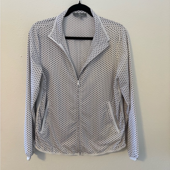 Talbots Jackets & Blazers - Talbots Black and White Polka Dot Jacket